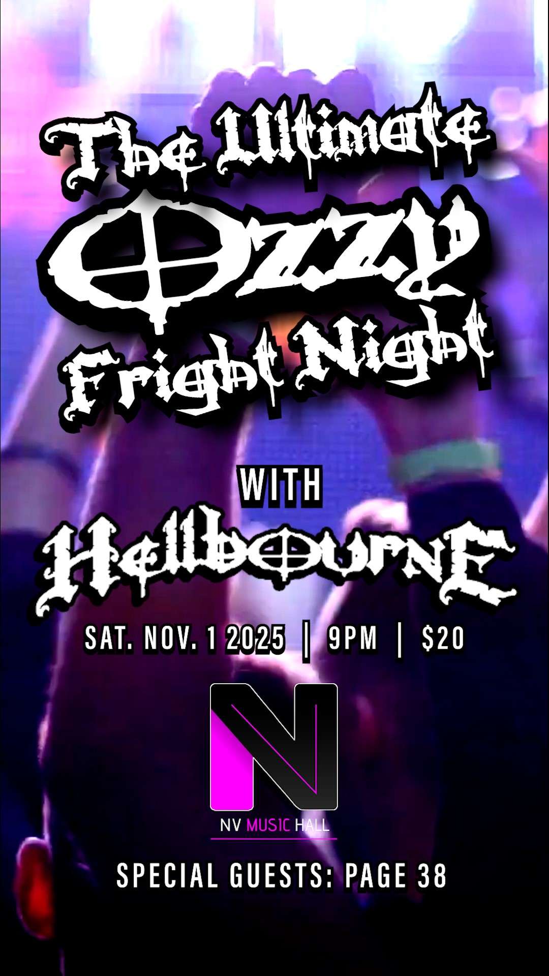 THE ULTIMATE OZZY FRIGHT NIGHT with HELLBOURNE